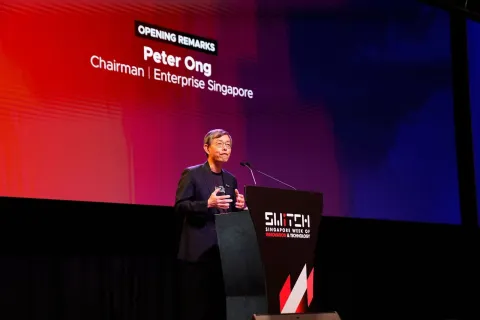 Opening remarks at the SWITCH podium